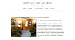 Desktop Screenshot of cherylasteele.com